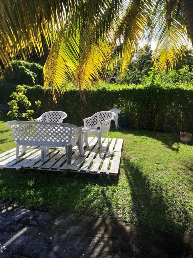 Aquaverde Eco Et Confort- Bas De Villa Avec Jardin Et Parking Le Gosier  Luaran gambar
