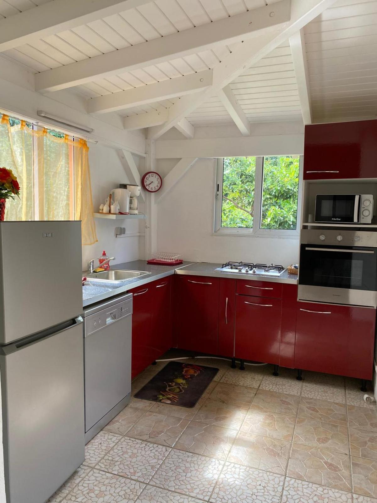 Aquaverde Eco Et Confort- Bas De Villa Avec Jardin Et Parking Le Gosier  Luaran gambar