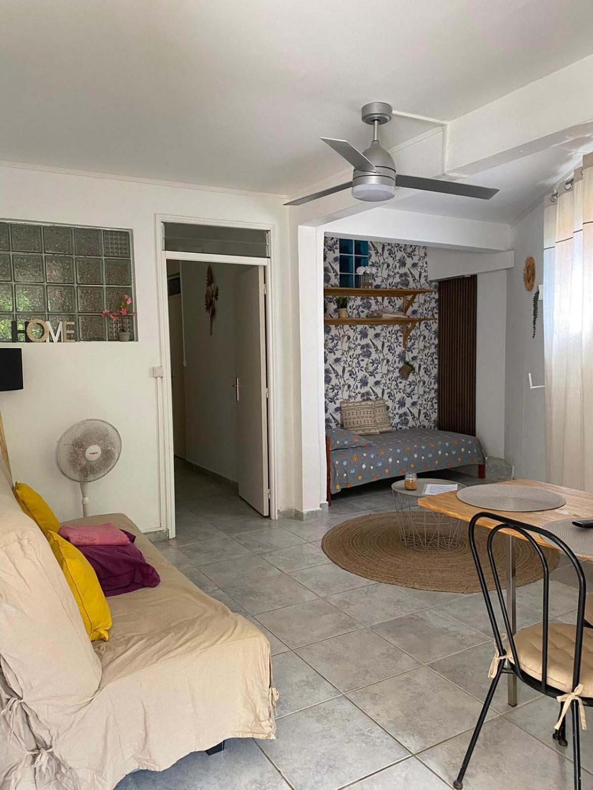 Aquaverde Eco Et Confort- Bas De Villa Avec Jardin Et Parking Le Gosier  Luaran gambar